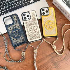 Vintage Embossed Crossbody Case