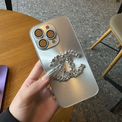 Luxury Silver Logo Bracelet Case