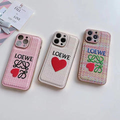 Fashion Woven Pattern Embossed Case