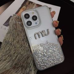 Quicksand Diamond Transparent Case