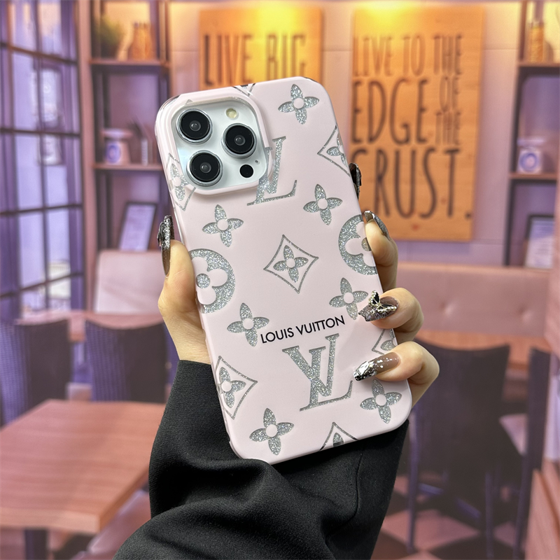 Shine Feather Yarn Embossed iPhone Case