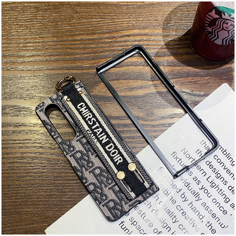 Embroidered Canvas Fold Case