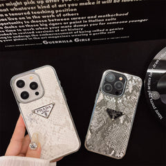 Mermaid Diamond Electroplated Triangle Logo Case