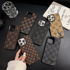Leather Embossed Enamel Logo Case