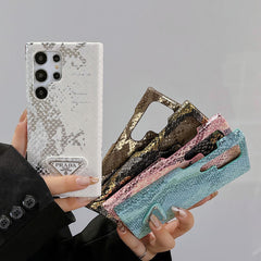 Laser Snake Pattern Triangle Logo Samsung Galaxy Case