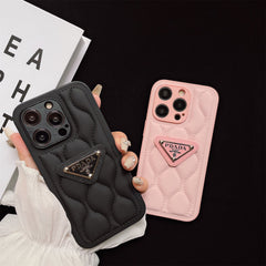 Triangle Logo Air Cushion Wave Pattern Case