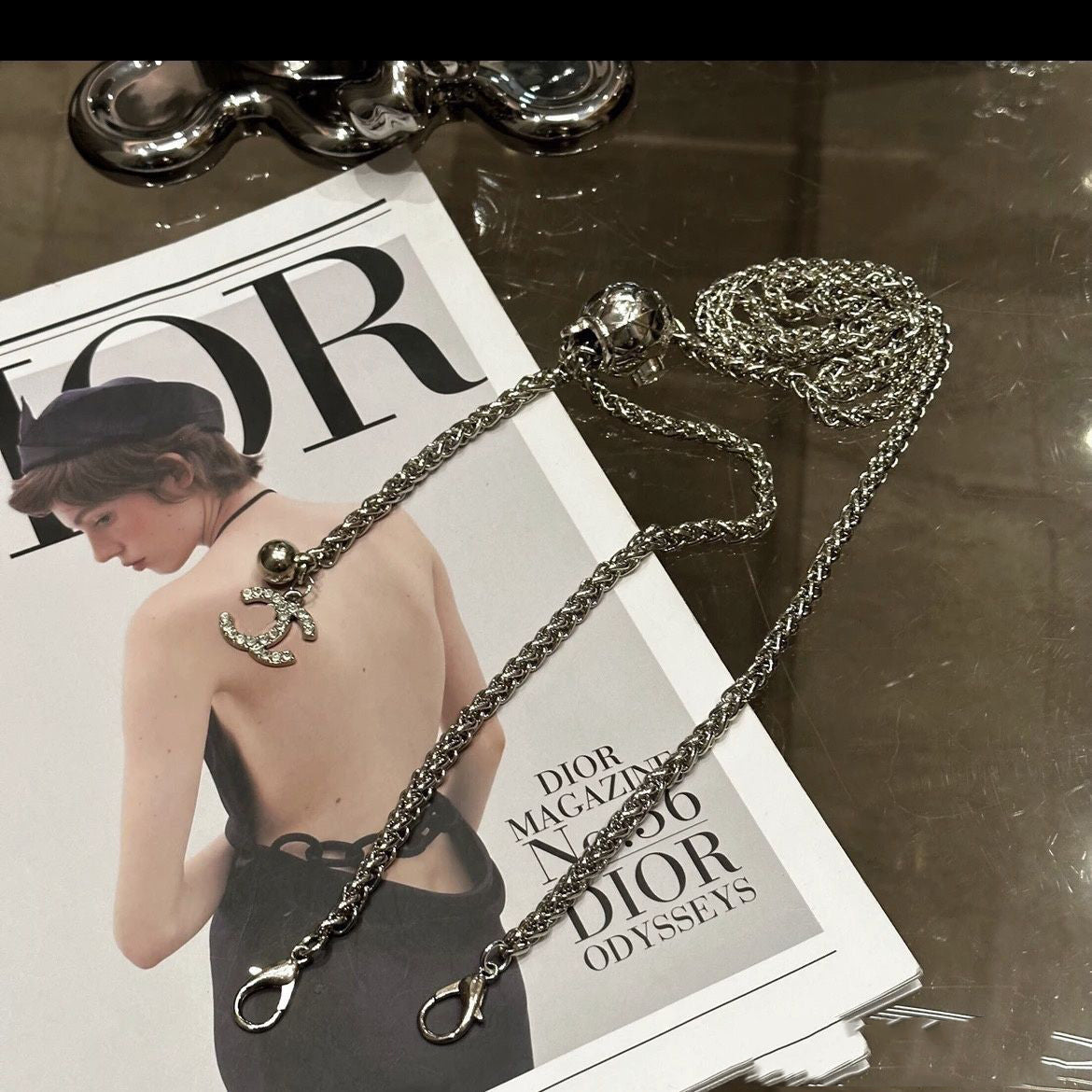 Fashion Leather Card Chain Crossbody Case