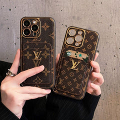 Electroplating Leather Embossed Card Case