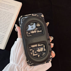 Embroidered Flip Card Holder Case