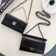 Fashionable Black Crossbody Bag Case