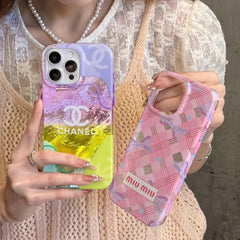 Luxurious Cute Glitter Acrylic Case