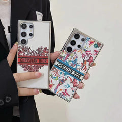 Leather Birdsong and Flowers Samsung Case