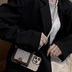 Fashion Leather Card Holder Crossbody Case