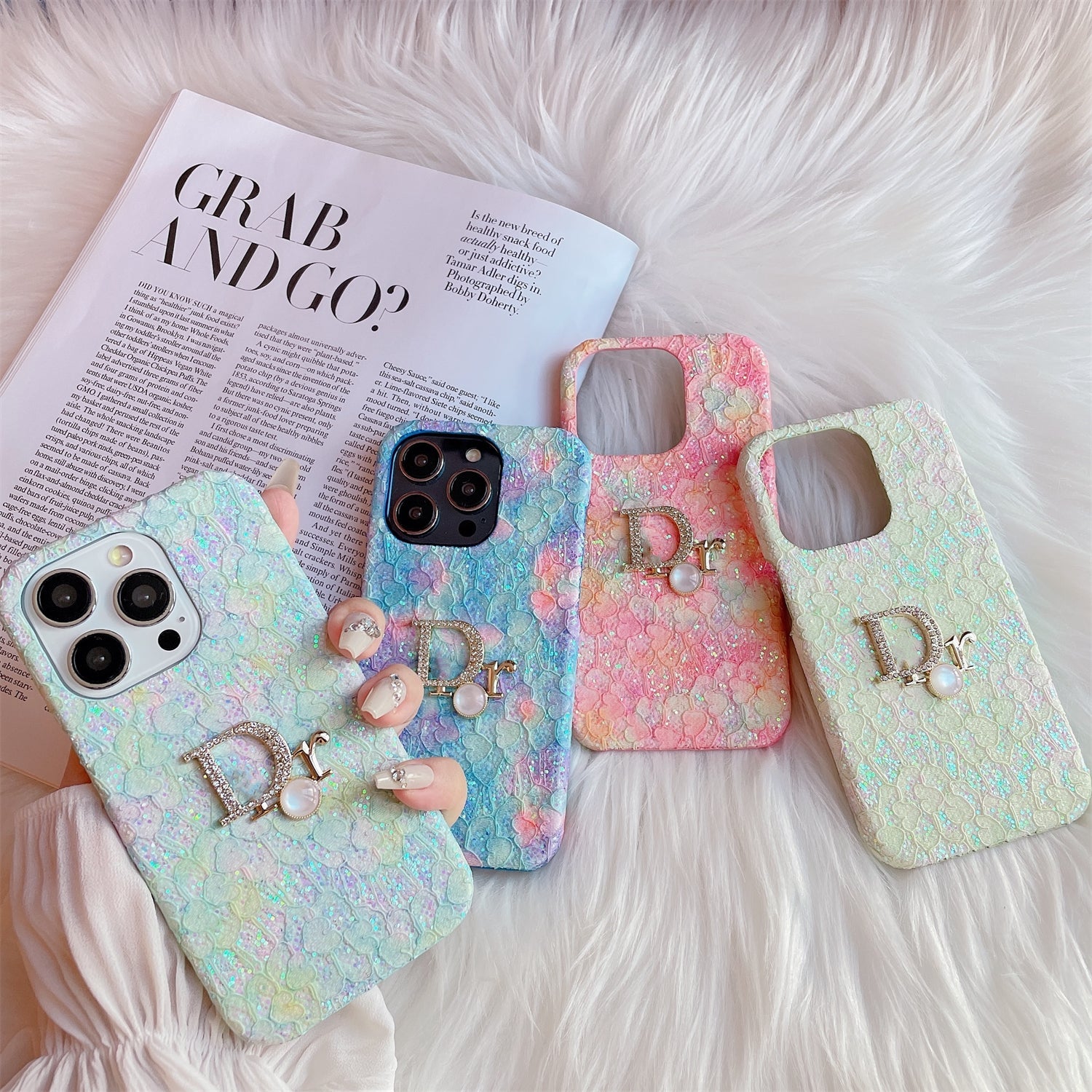 Glitter Diamond Logo Case
