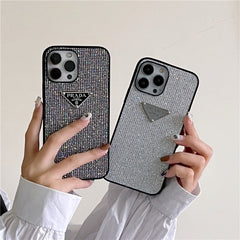 Sparkling Diamond Triangle Case