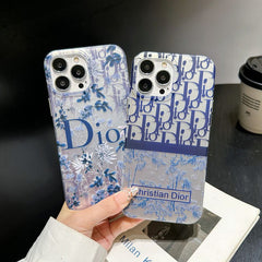 Blue Embossed Matte Case