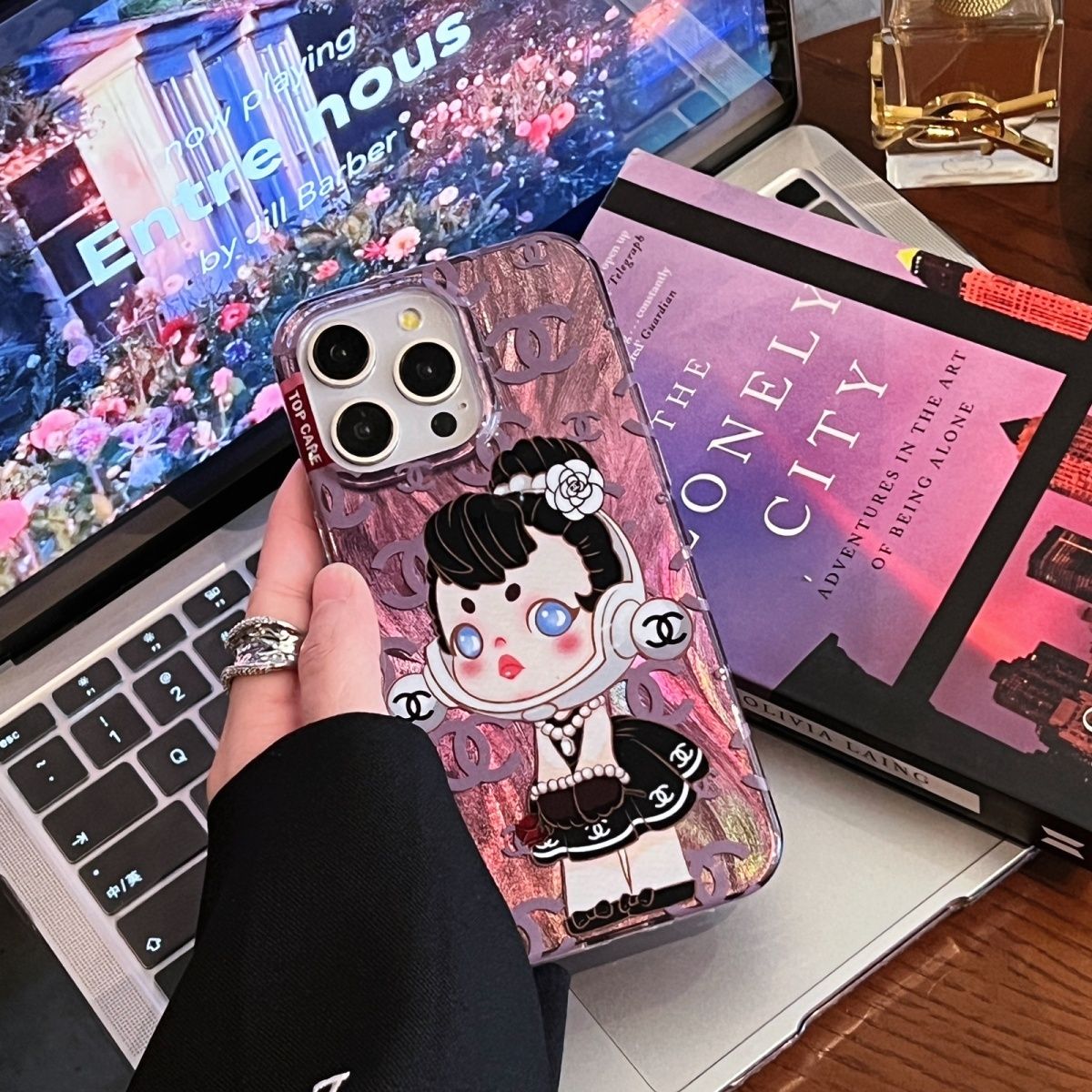 Cute Doll Embossed Case