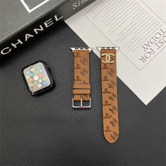 Embossed Metal Logo Apple Watch Band