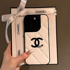 Fashionable Lozenge Leather Case