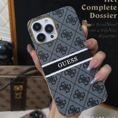 Electroplating Anti-Fall Retro Embossed Case