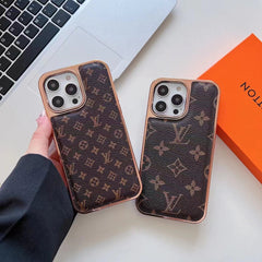 Luxury Electroplated Soft Leather Case