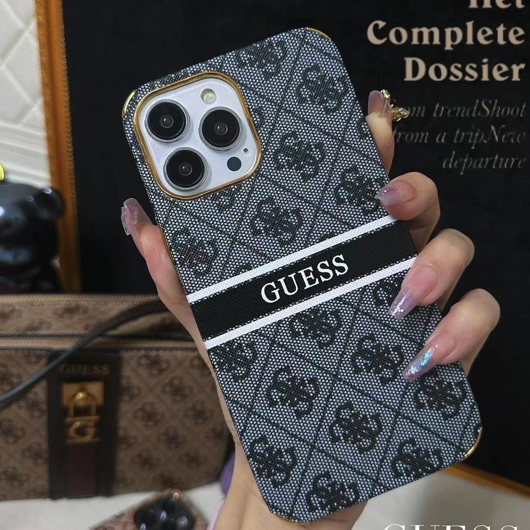 Electroplating Anti-Fall Retro Embossed Case