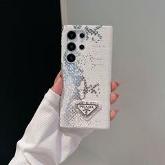 Laser Snake Pattern Triangle Logo Samsung Galaxy Case