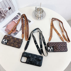 Luxury Stylish Leather Card Holder Crossbody Case