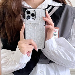 Sparkling Diamond Triangle Case