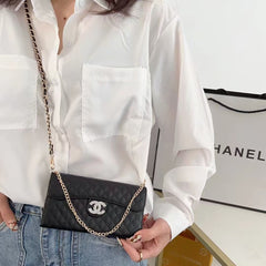 Fashionable Black Crossbody Bag Case
