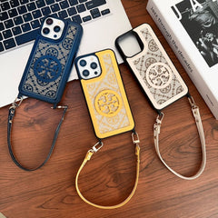 Vintage Embossed Hand Strap Case