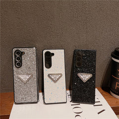 Glitter Triangle Logo Fold Case