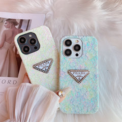 Glitter Triangle Logo Case