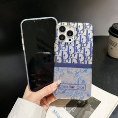 Blue Embossed Matte Case