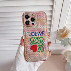 Fashion Woven Pattern Embossed Case