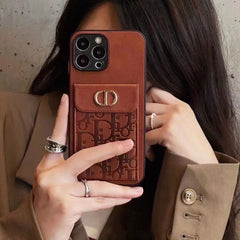 Embossed Leather Card Case