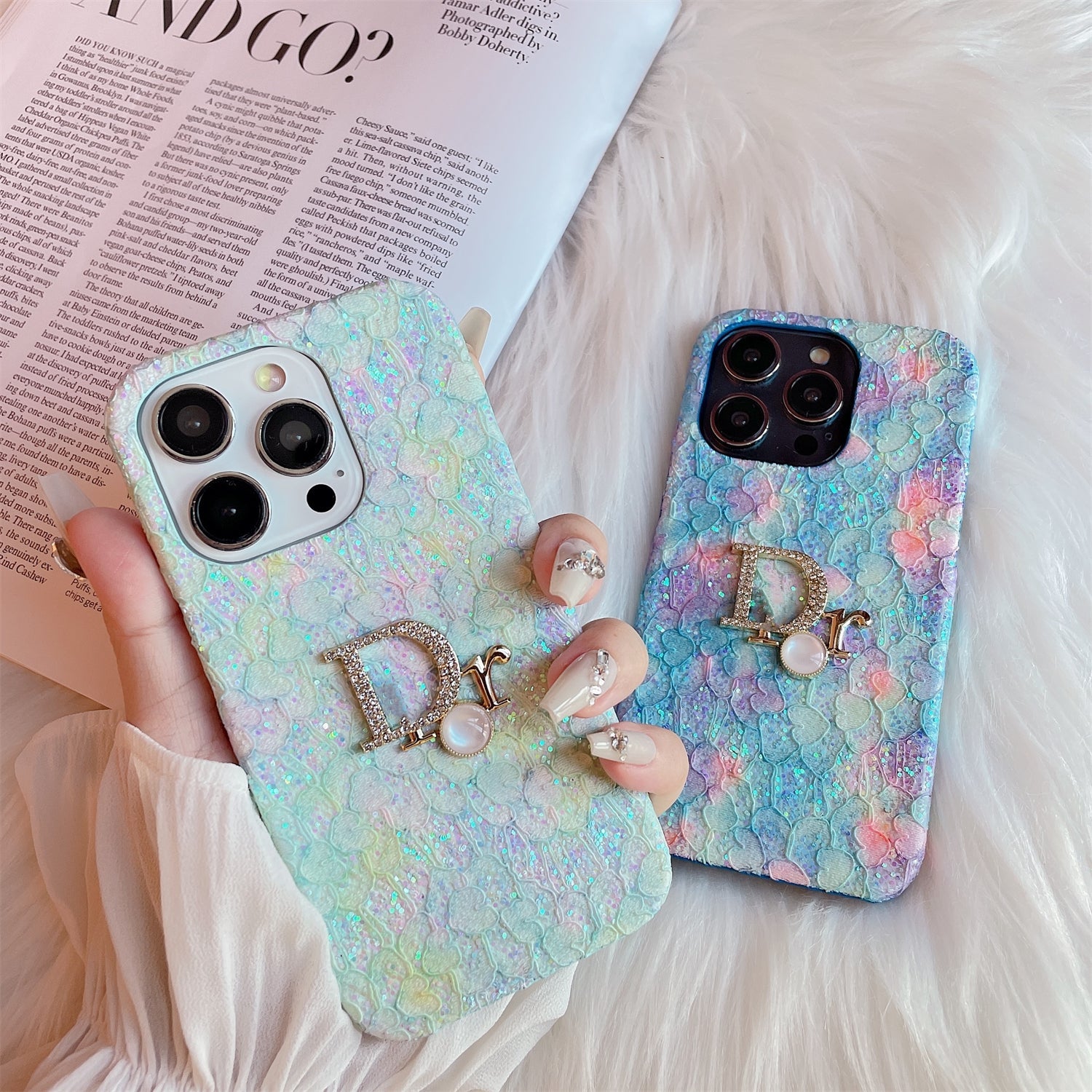 Glitter Diamond Logo Case