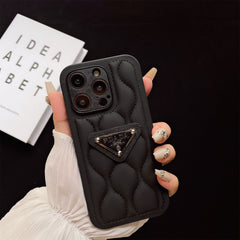 Triangle Logo Air Cushion Wave Pattern Case