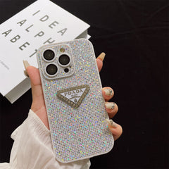 Sparkling Crystal Triangle Logo Case