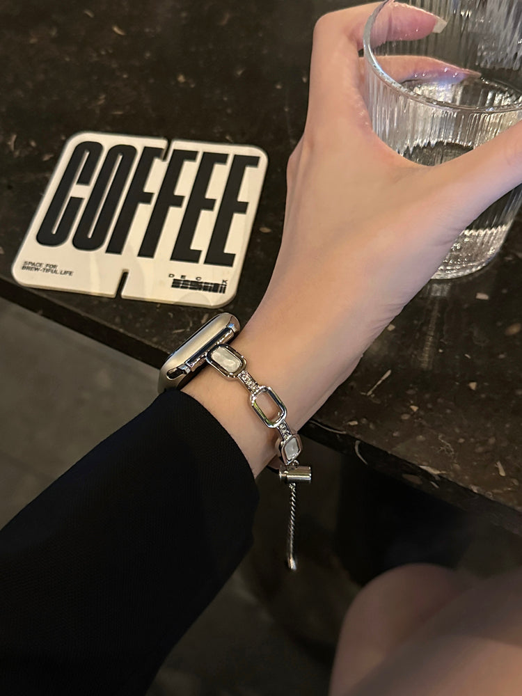 Fashionable Little Fragrance Style Stainless Steel Band For Apple Watch
