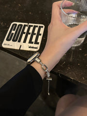 Fashionable Little Fragrance Style Stainless Steel Band For Apple Watch