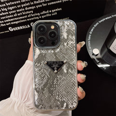 Mermaid Diamond Electroplated Triangle Logo Case