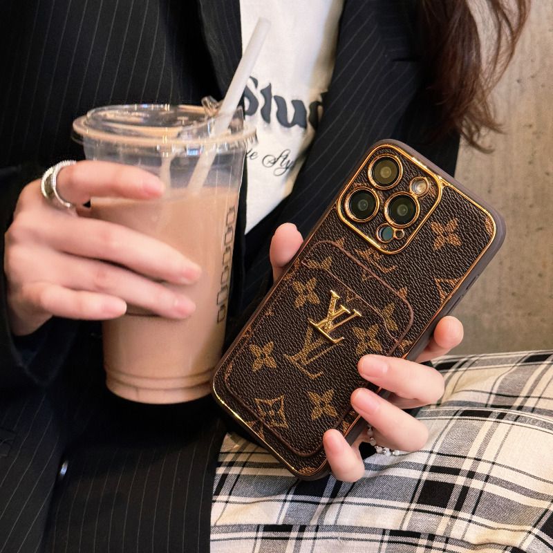 Electroplating Leather Embossed Card Case