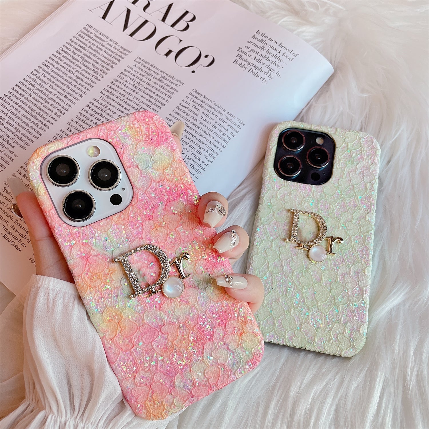 Glitter Diamond Logo Case