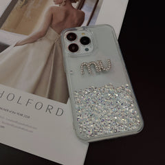Quicksand Diamond Transparent Case