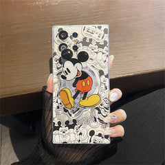 Cartoon Magnetic Bracket Samsung Case