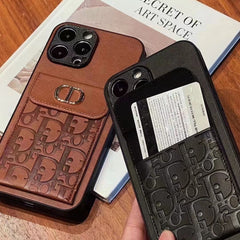 Embossed Leather Card Case