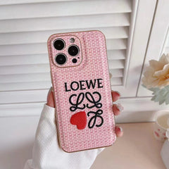 Fashion Woven Pattern Embossed Case