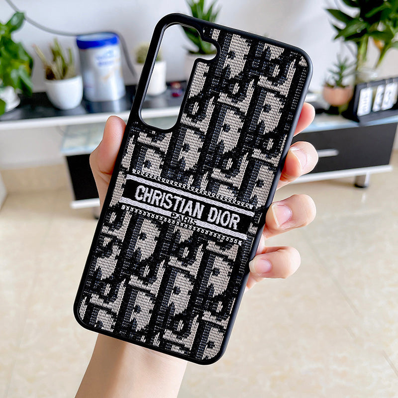 Vintage Canvas Embossed Samsung Case