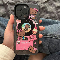 Cute cartoon cat case